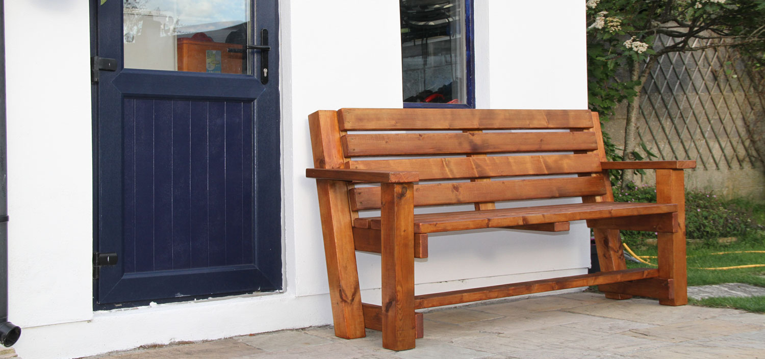 Bespoked Garden Bench 1