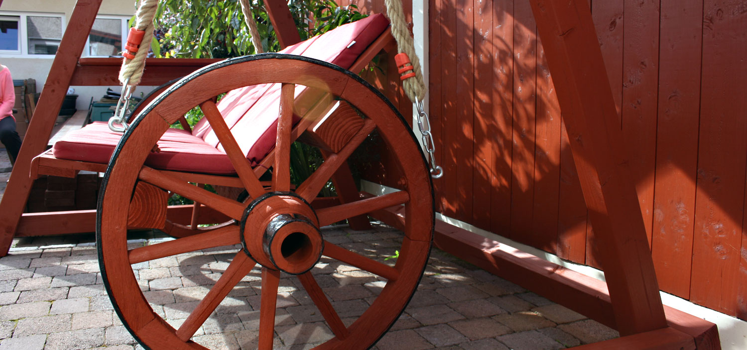 Garden Swing Bench 3